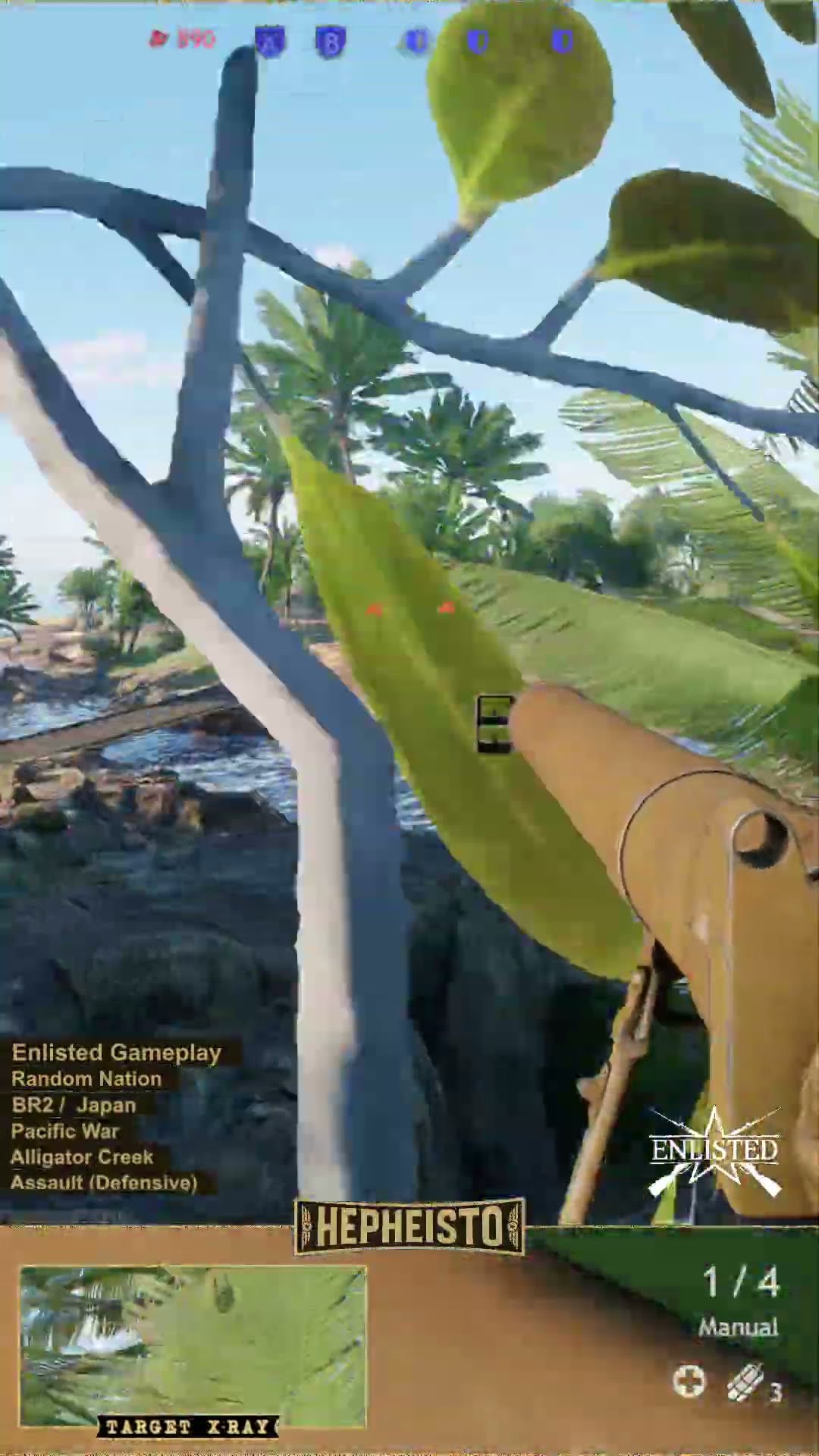 Anti Tank Gunner eliminates M13 MGMC with Type 4 Rocket Launcher