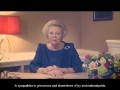 Queen Beatrix's announcement of abdication ...