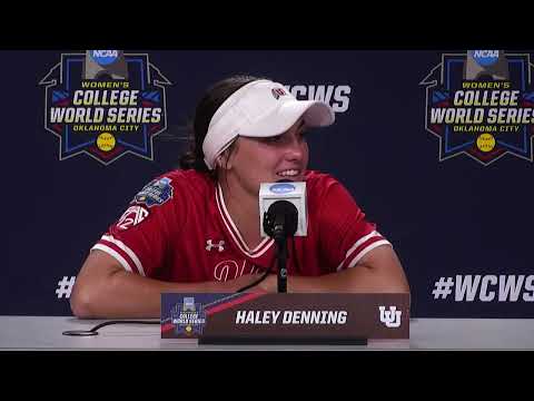 2023-06-02 WCWS Utah Game 2 Postgame Press conference