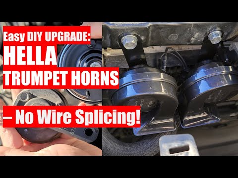 EASY Install: HELLA Trumpet Horn Kit - No Wire Splicing