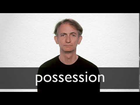 Possession definition and meaning | Collins English Dictionary