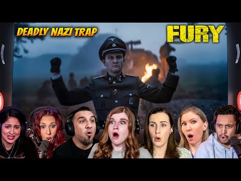 Setting The Trap For Nazi Troops – Fury (2014) | Reaction Compilation