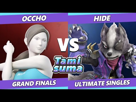 TAMISUMA 180 GRAND FINALS - Occho (Wii Fit) Vs. HIDE (Wolf) Smash Ultimate SSBU