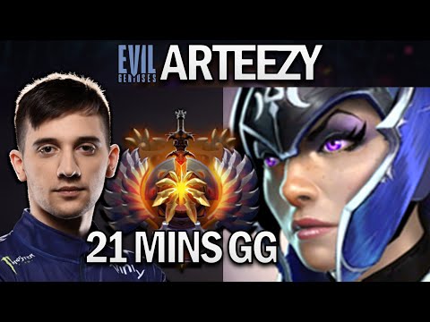 EG.ARTEEZY LUNA - 21 MINS GG - DOTA 2 7.26 GAMEPLAY
