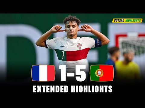 Portugal vs France | Highlights | U19 Euro Futsal 04-09-2023