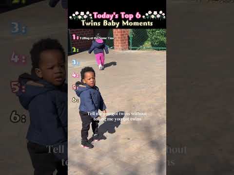 Today’s Top 6 Twins baby moments 🤣😂😘 #funny  #funnyvideo #baby #cute
