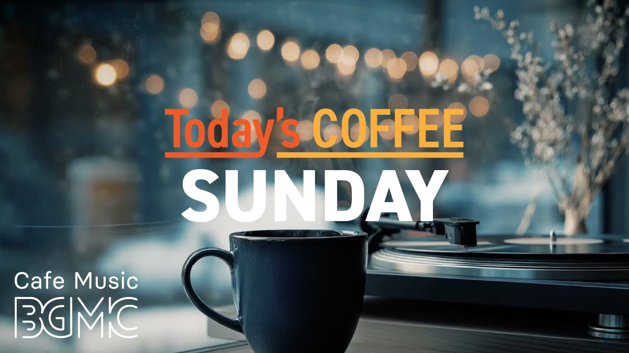 SUNDAY COFFEE: Peaceful Winter Day ☕ Gentle Jazz Cafe Music for Relaxing, Study & Sleep