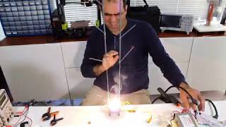 ElectroBoom Dies From A Jacob's Ladder