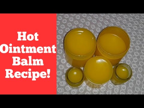 How to Make HOT OINTMENT BALM(Aboniki Balm) for body pain Relief, Arthritis, Muscle strain, Dandruff