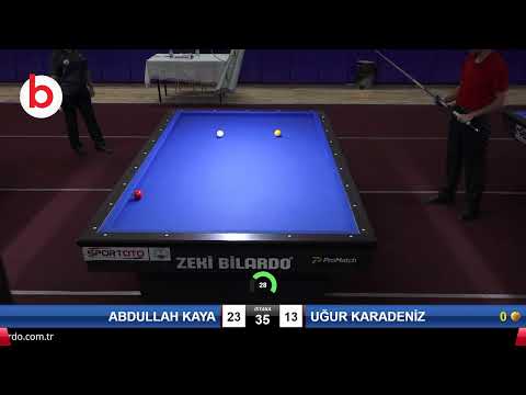 ABDULLAH KAYA & UĞUR KARADENİZ Bilardo Maçı - 2019 GENÇLER 2.ETAP-3.MAÇLAR