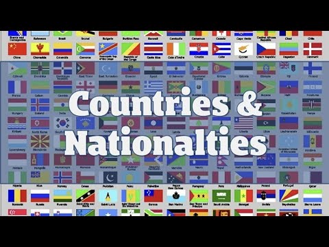 Countries, Nationalities, languages and World regions 🌍🗺️