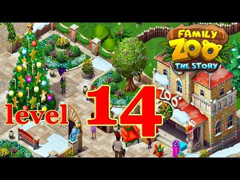 Family Zoo: The Story Happy Holidays level 14