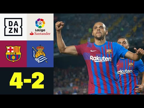 Spiel 1 nach Messi - Barca startet mit Torfestival: FC Barcelona - Real Sociedad 4:2 | LaLiga | DAZN