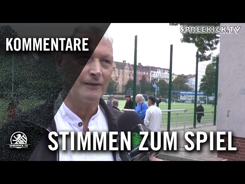 Recep Dogan (Rixdorfer SV) und Dieter Müller (1. FC Marzahn) - Stimmen zum Spiel | SPREEKICK.TV