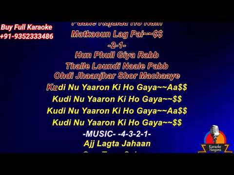 Chunni ud ud jae punjabi karaoke with english lyrics & chorus | alaap channi singh | karaoke hungama