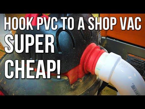Die günstigsten Staubsammeladapter für Shop Vac auf PVC mit minimalem Werkzeugaufwand!