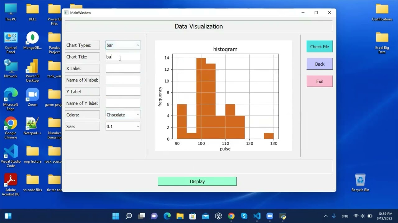 Data Visualization Application Built with Python