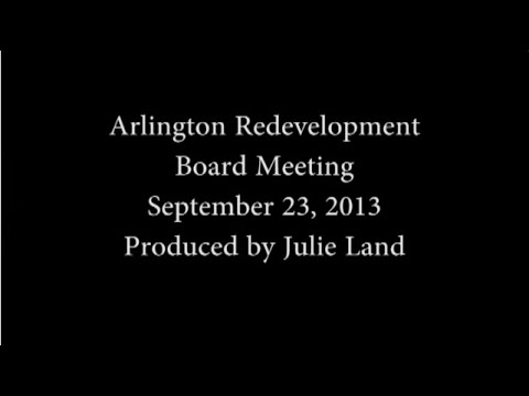 Redevelopment Board Meeting - September 23, 2013
