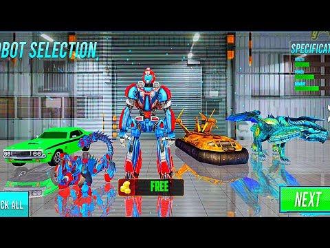 Robot Multiple Transformation Game 2021: Scorpion Dragon Car Robot Battle - Android Gameplay