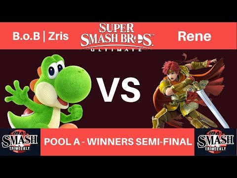 Cibao Smash - Pool A - Winners Semi-Final - B.o.B | Zris (Yoshi )vs Rene (Roy)