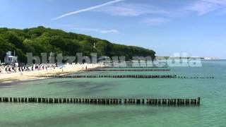 preview picture of video 'Stock Footage Europe Germany Baltic Sea Beach Heiligendamm Mecklenburg Ostsee Urlaub Travel Strand'