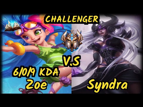 Xico (ZOE) vs SYNDRA - 6/0/9 KDA MID CHALLENGER GAMEPLAY - EUW