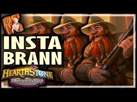 INSTANT TRIPLE BRANN! - Hearthstone Battlegrounds