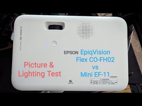 Epson EpiqVision Flex CO FH02 & Mini EF 11 Picture Quality Tests