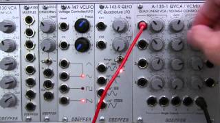 Video thumbnail for Doepfer A135-1 QVCA/VCMIX basics by Raul's World of Synths