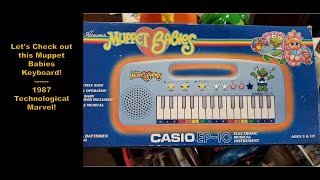 Video thumbnail for Random Toy Review! Lets Check Out this Vintage 1987 Casio Muppet Babies Keyboard? Prepare your Ears! by Sarge & Red's Toys and Collectibles