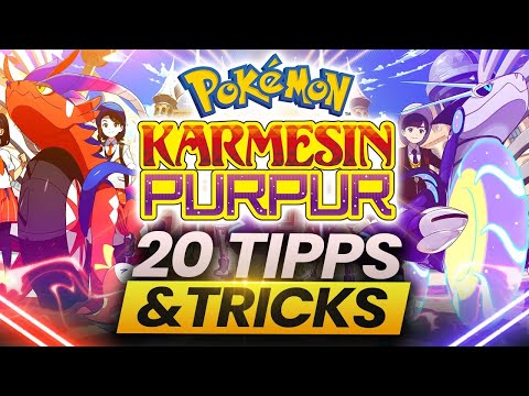 20 TIPPS & TRICKS für ANFÄNGER in Pokemon Karmesin und Purpur!