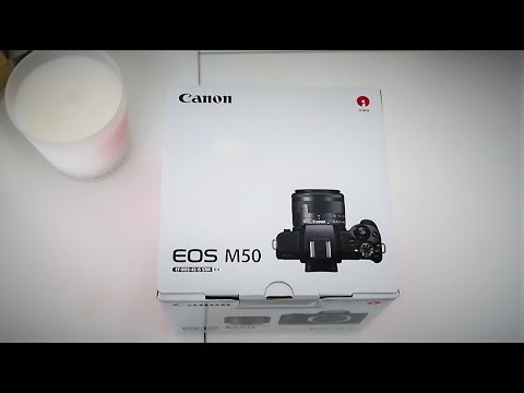 Canon M50 silent unboxing ASMR style