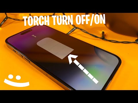 How to Turn On Torch / Flashlight iPhone 14 Pro / Pro Max / 14