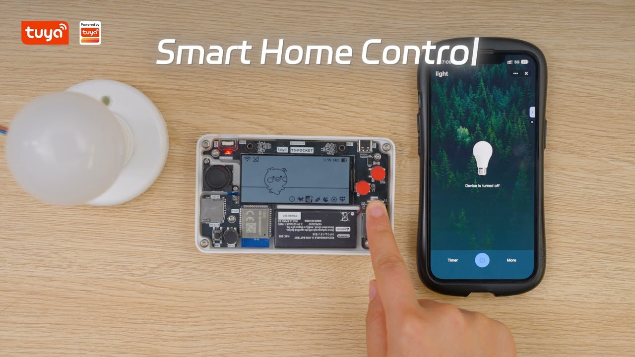 An open-source AI + IoT Pocket demo built on TuyaOpen for developers
