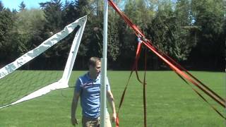 4" PTS Pro Tournament Volleyball Net System