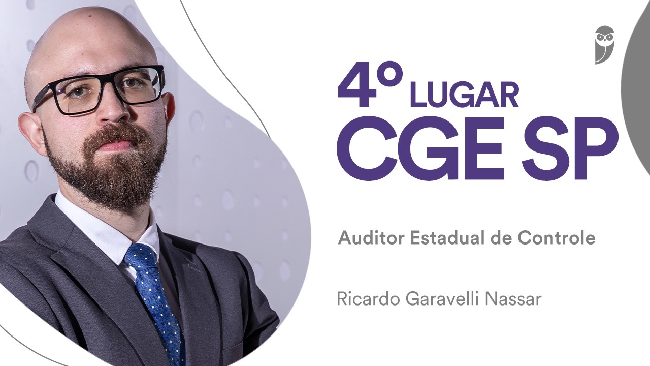CGE-SP: Conheça Ricardo Nassar, aprovado em 4° lugar para Auditor de Controle - Correição