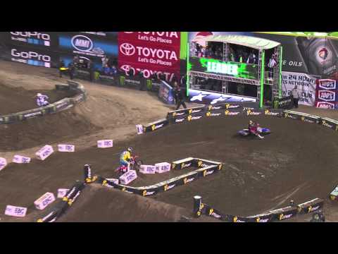 Supercross LIVE! 2014 - 250SX Class Heat 2 Highlights :: Anaheim Feb. 1, 2014