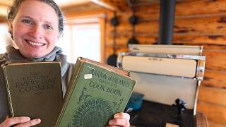 Cooking from a 1906 Cookbook on a Wood Cookstove