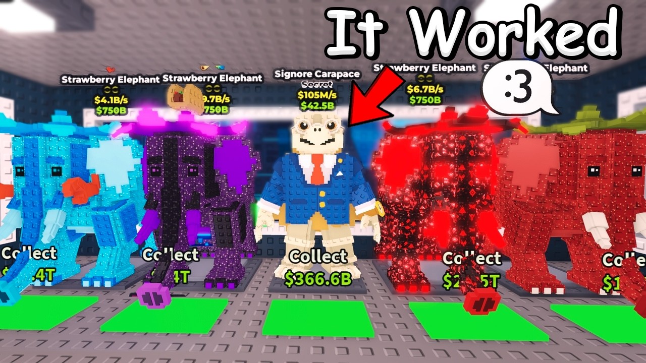 I Upgraded My RAREST Brainrots To Get RICH in Roblox Steal A Brainrot...