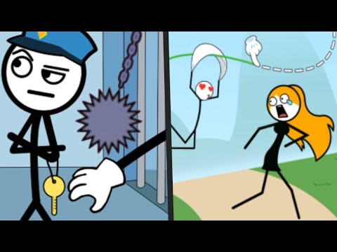 THIEF PUZZLE vs DRAW FLY - All Levels Satisfying STICKMAN Mobile Gameplay (Android/ios)
