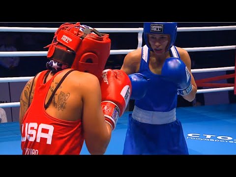R16 (W48kg) LOCQUIAO Breeanna (USA) vs PALTCEVA Ekaterina (RUS) /AIBA WWCHs Ulan Ude 2019