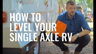 Lynx Levelers - How to Level a Single Axle RV