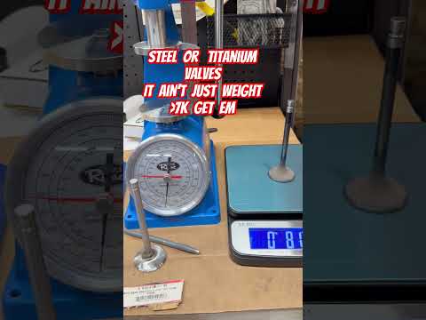 👉 It Ain’t Just Weight! Titanium Valves Have HUGE Benefits 🤯💨#automobile #racing #351c #