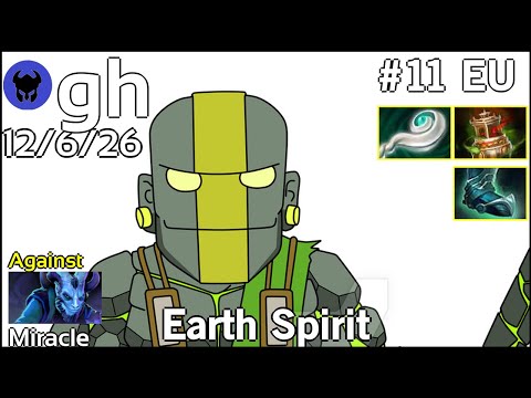 Support gh [Liquid] plays Earth Spirit!!! Ward spots shown! Dota 2 7.21