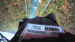preview picture of video 'Base jump at New River Gorge Bridge @ Bridge Day GoPro Gainer'