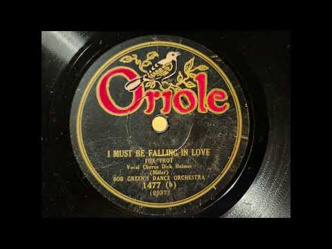 I MUST BE FALLING IN LOVE - ADRIAN SCHUBERT'S ORCHESTRA - Irving Kaufman vocal -1920s Dime Store DM.