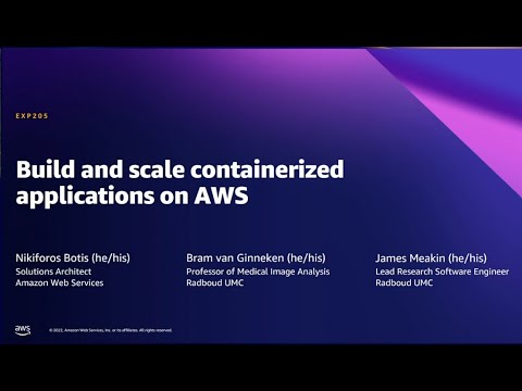 AWS Summit Brussels 2022 - Build and scale containerized applications on AWS | AWS Events