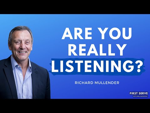 Listen Like a Hostage Negotiator with Richard Mullender | First Serve Podcast (EP#1)