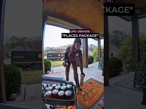 This UPS Driver Got Way Too Excited About Snacks 🥹