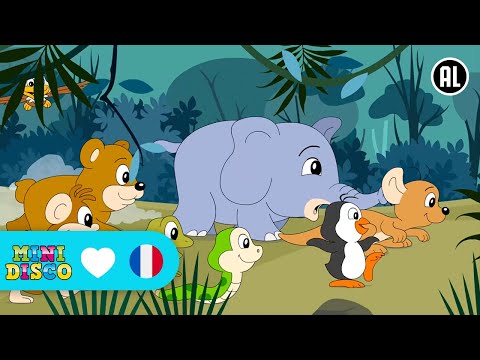 LES ANIMAUX DU ZOO | Chansons pour Enfants | Minidisco